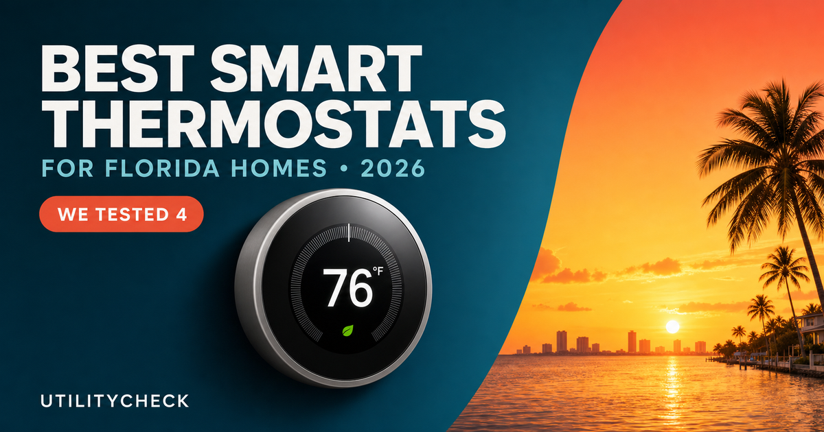 Best Smart Thermostats for Florida Homes (2026): We Tested 4